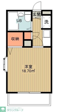 アメニティ・93の物件間取画像